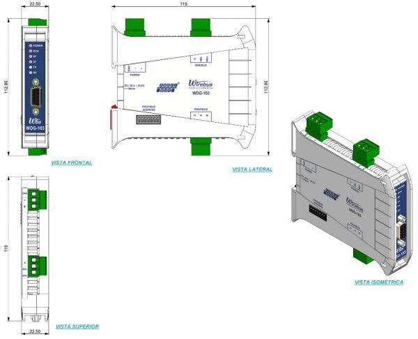 Gateway-Profibus-DP-Modbus-RTU-WDG-103-4